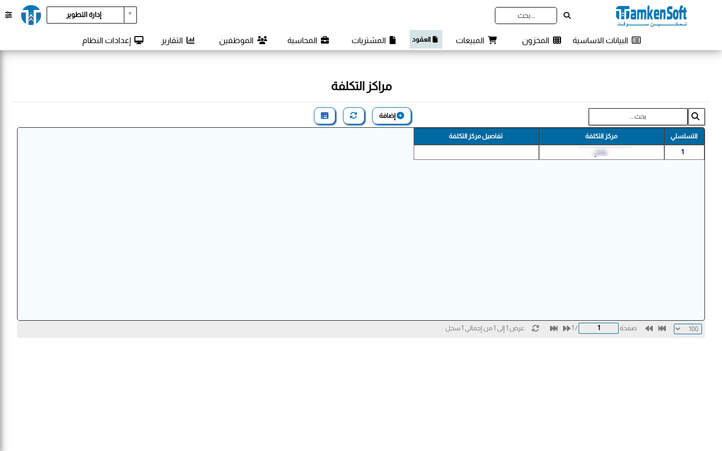 مراكز التكلفة
