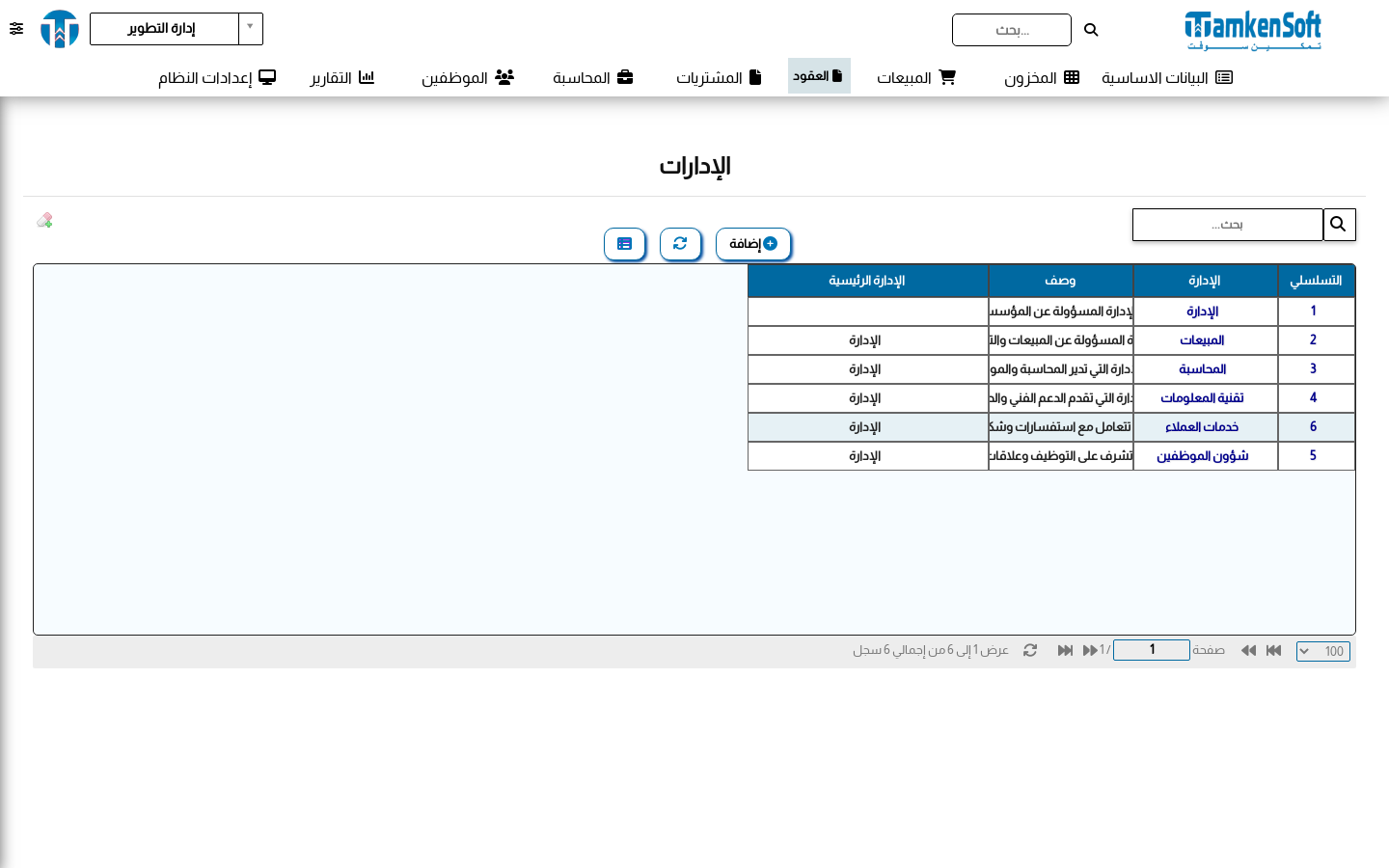الإدارات